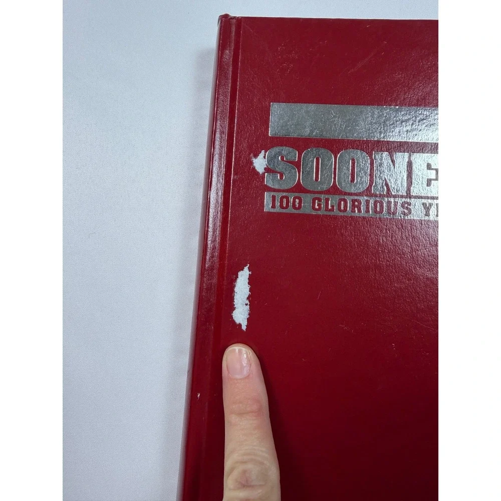 Sooner Century Oklahoma Football Hardcover Book 1995 J. Brent Clark OU Sooners‎